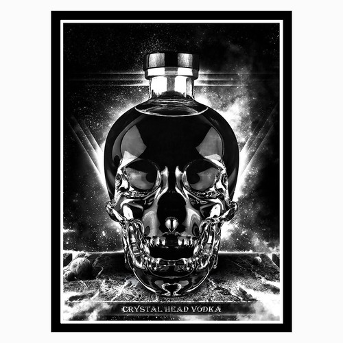 Crystal head vodka - head, retro