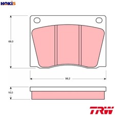 BRAKE PAD SET DISC BRAKE