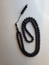 Black beaded tasbih prayer - beaded,