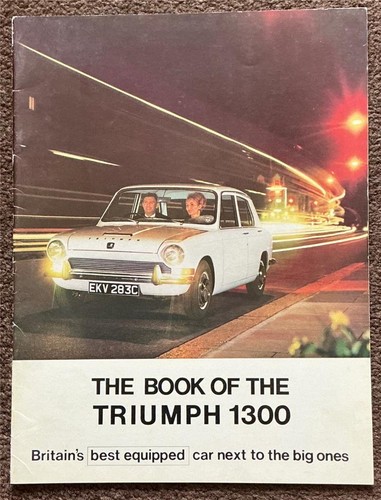 Triumph 1300 car - 1300, sales