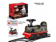 6V Kids Ride On Train Track Electric Ride On Toy Car for Toddlers Sammar Gifts