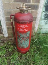 VINTAGE RED FIRE EXTINGUISHER