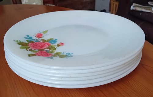 Vintage jaj pyrex cottage rose - pyrex,