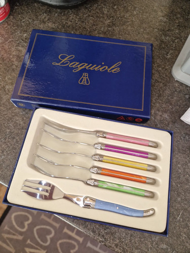 Laguiole cake fork - laguiole, set
