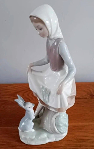 Lladro spanish porcelain girl - porcelain,