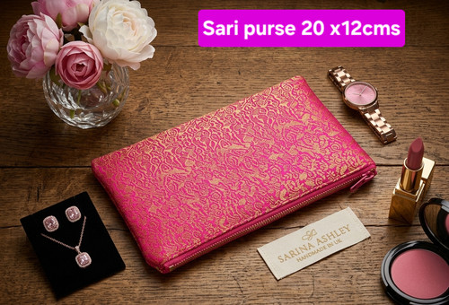 Sari purse indian - sari,