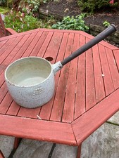 A vintage Swain cast iron six pint number six cooking pot.