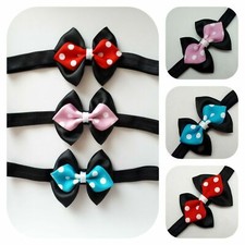 Baby Girl Headband Hair Band Bow Disney Minnie Mouse Inspired Kids Party Uk