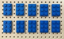 LEGO Blue 2x3 Plate (3021)