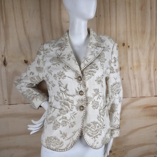 Marcona cream gold brocade - marcona,
