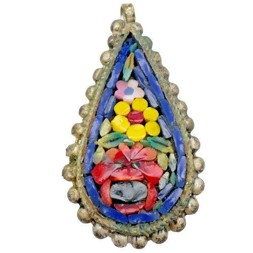 Italian micro mosaic - micro, teardrop