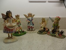 Set of 5 Christine Haworth Leonardo Collection Faeries