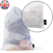 VDL DRAWSTRING LAUNDRY Wash NET BAG  S/ M/ L /XL Mesh Reusable