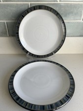 2 Black Denby Jet Stripes