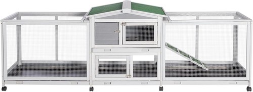 Large rabbit hutch - 94.5",