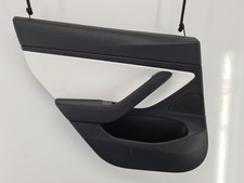 TESLA MODEL 3 LEFT REAR INTERIOR DOOR PANEL WHITE/BLACK 1090413