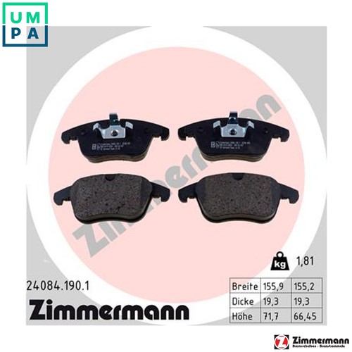 Brake pad set - brake,