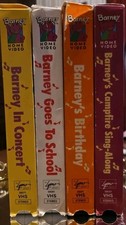 Lot 4 Barney VHS Tapes