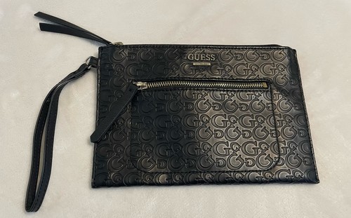 Guess black signature logo - black, g