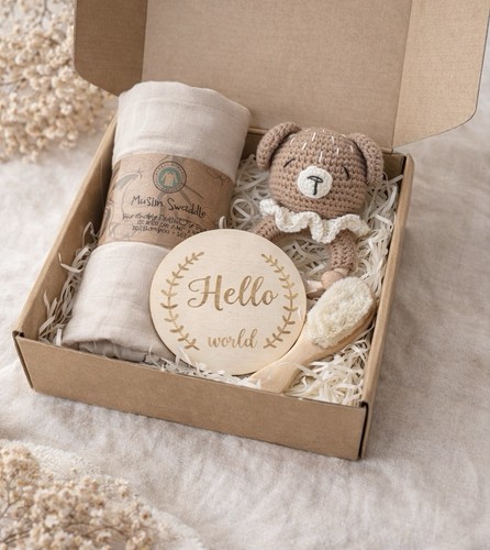 Neutral baby gift box - neutral,