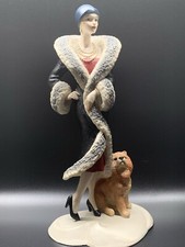 Vtg 1997 COALPORT Roaring Twenties 'Bonnie' Hand Decorated Resin FIGURINE 
