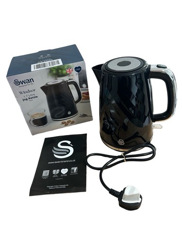 Swan jug kettle black - jug,