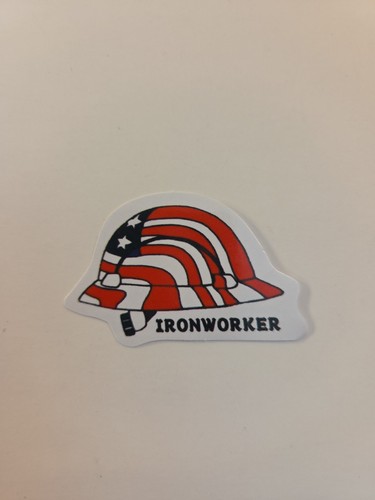 Ironworker hardhat sticker - sticker, /