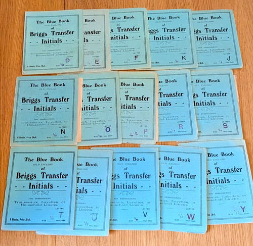 Briggs transfer initials - briggs,