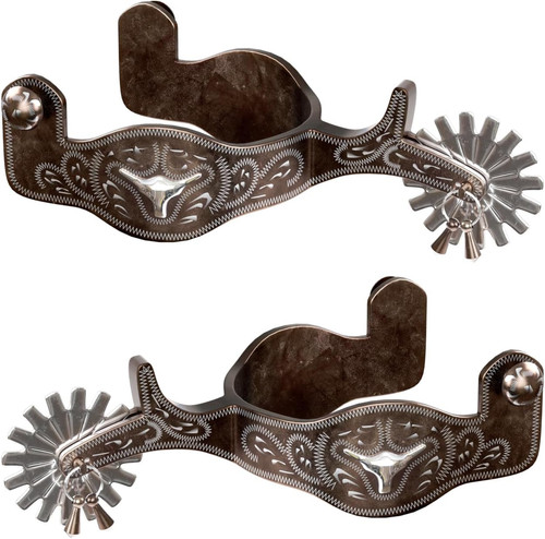 Western cowboy spurs pair - western,