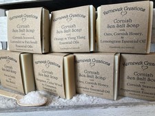 Cornish Sea Salt Soap Bar (100g) | Handmade Natural Soap | Palm oil/Plastic free