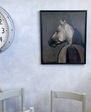 Oil Painting Horse Equine /