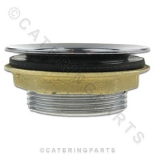 WF01 STAINLESS STEEL 1-1/2" COMMERCIAL SINK WASTE FITTING FOR OVERFLOW PLUG WF1