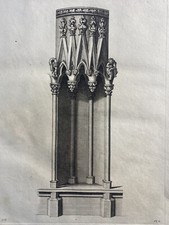Antique print engraving