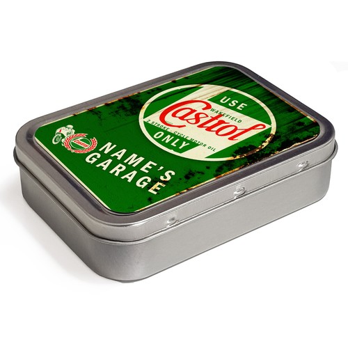Personalised tobacco tin - personalised,