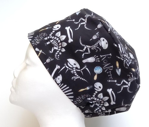 Dinosaurs scrub cap hat - scrub,