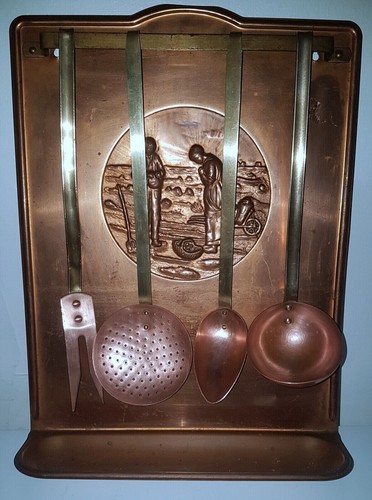French vintage copper and
