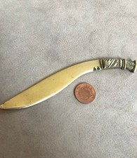 Vintage Gurkha Kukris Letter opener WW2 brass antique from World War Two