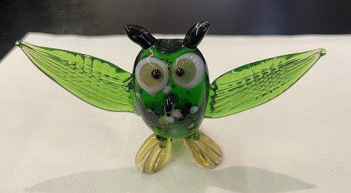 Vintage murano style owl - murano,