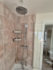 Vado VELO Exposed Dual Outlet Shower Kit Chrome 