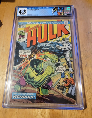 Incredible hulk 180 cgc 5 - incredible,