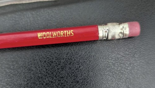 Vintage woolworths red - vintage,