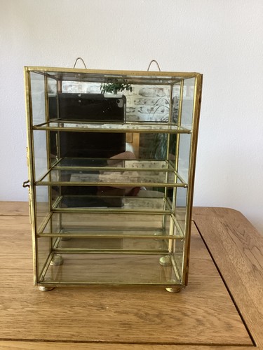 Brass glass mirrored - brass,