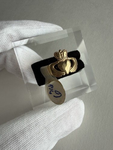 Vintage irish claddagh yellow - claddagh,