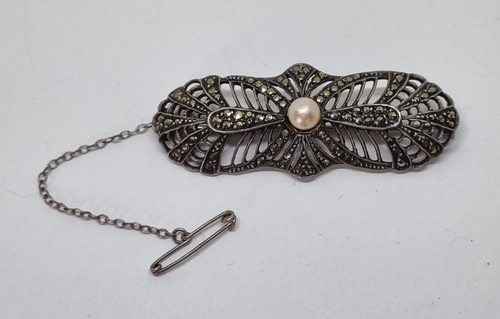 Vintage marcasite sterling - vintage,