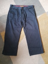 Musto Red Yacht Navy Trousers In A Size 36R