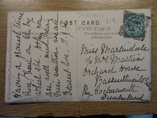 Postal history post - gb, marks