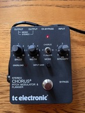 TC Electronic SCF Iconic Stereo Chorus +Flanger + Pitch Shifter Modulation Pedal