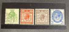 KGV Sg434-437. 9th Postal Union Congress Stamps 1929 Used Set  (Lot 1832)