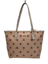 COACH Tote Bag Leather PNK