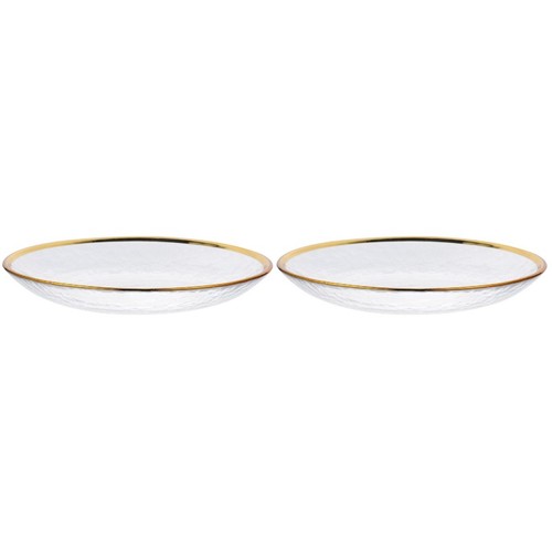 Reusable glass salad plates - reusable,